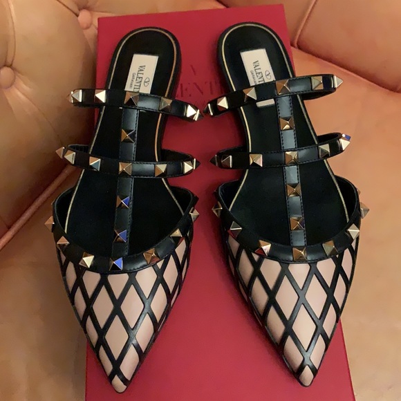 Valentino Shoes - Valentino Rockstud Boudoir Mule EUR 38 BNIB
